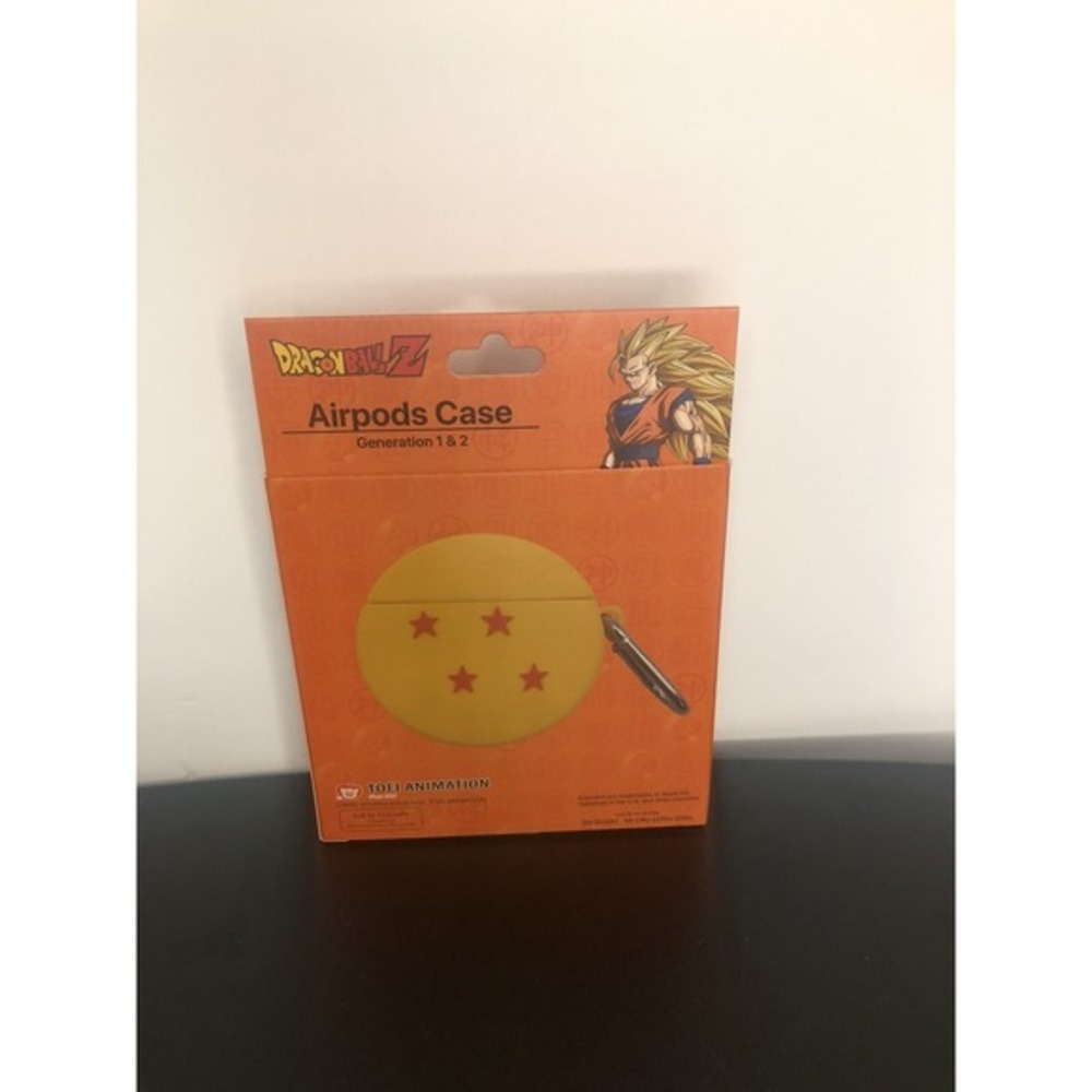 Dragon Ball Z AirPods Case Cover, 4-Star Dragon Ball Design, Fits 1st/2nd Gen - Picture 3 of 4